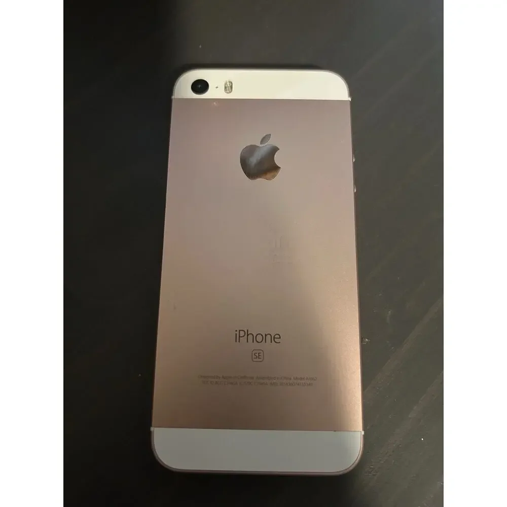 Apple iPhone SE 1st Gen 16GB Rose Gold Verizon Locked Cracked Screen Battery 92%